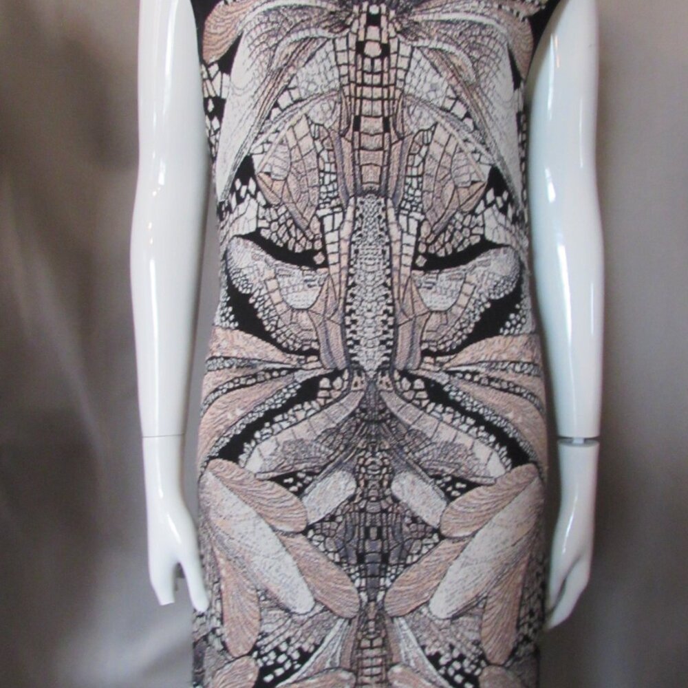 SALE Alexander McQueen Knit Sheath Butterfly Design - Picture 2 of 14